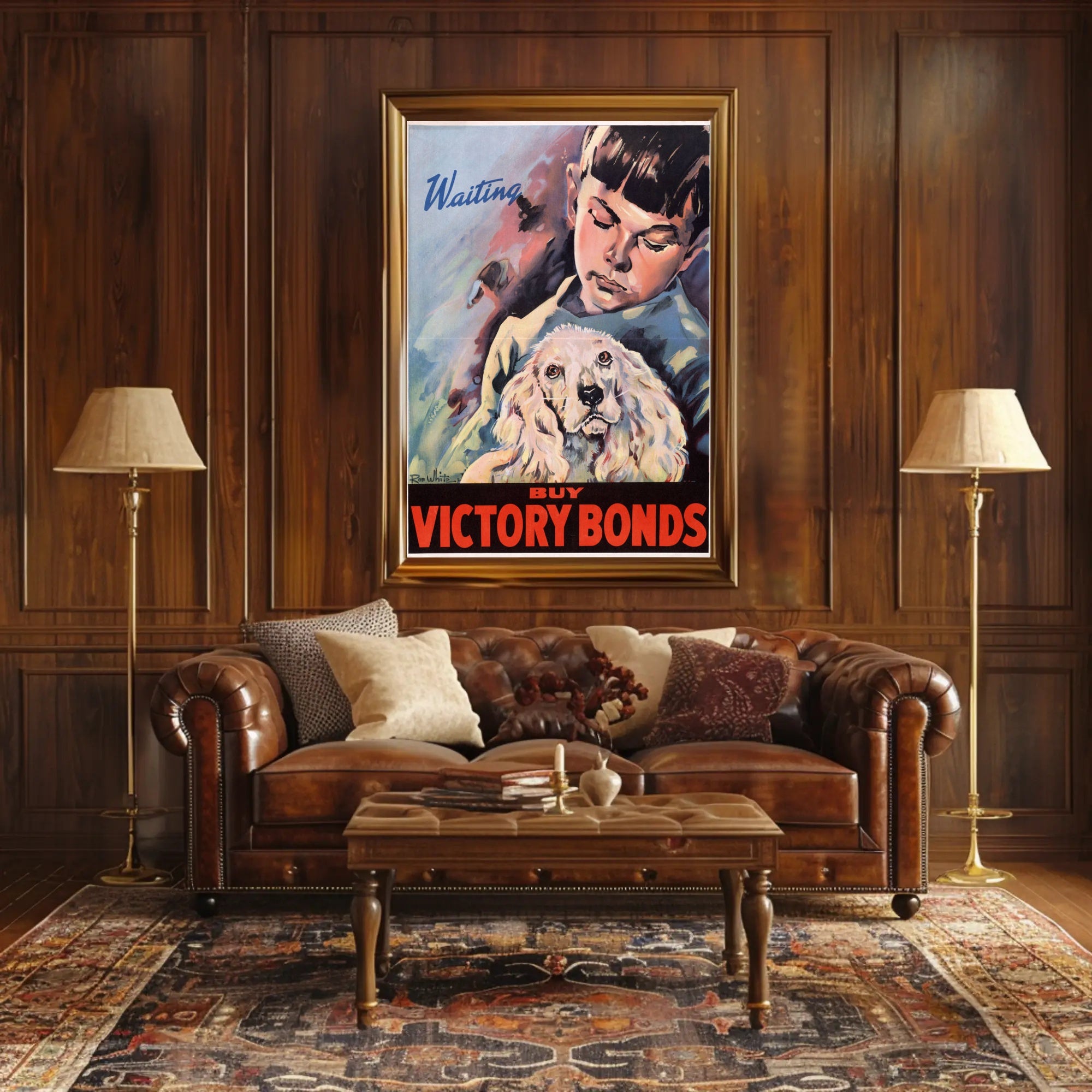 Waiting for Victory Poster PosterGoat