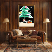 Visit the USSR in Winter Travel Poster PosterGoat