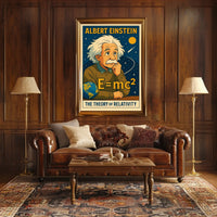 Albert Einstein The Theory Of Poster