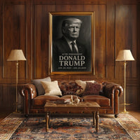 Donald Trump 47Th President Iconic Scenic Portrait Art Patriotic Decor Lovers Wanderlust Spirit Poster