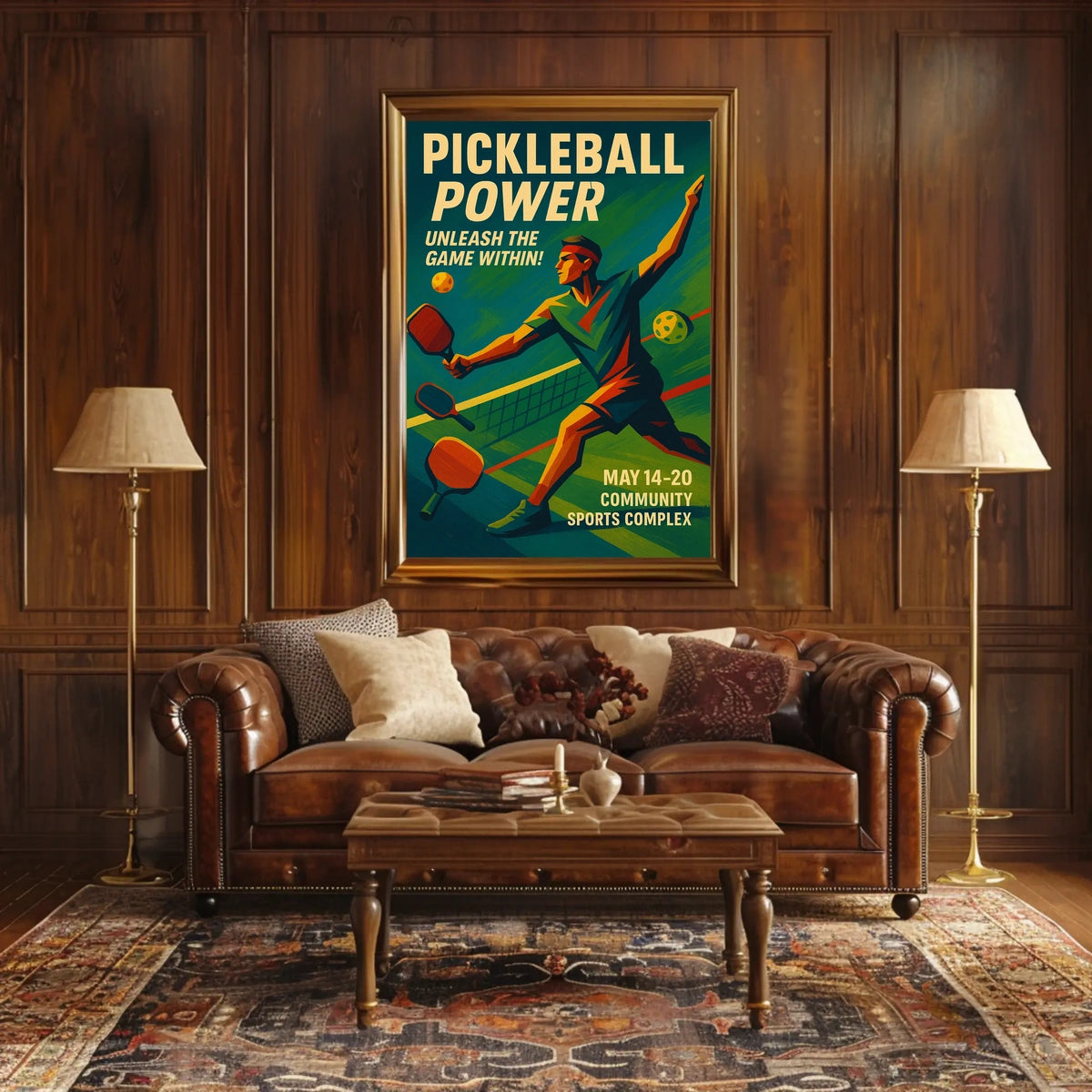 Pickleball Power Poster