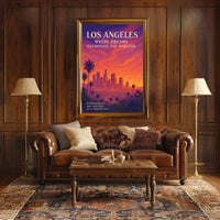 Dream-Inspired Los Angeles Cityscape Urban or Cityscape Poster