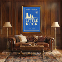 Little Rock City Edition Poster PosterGoat