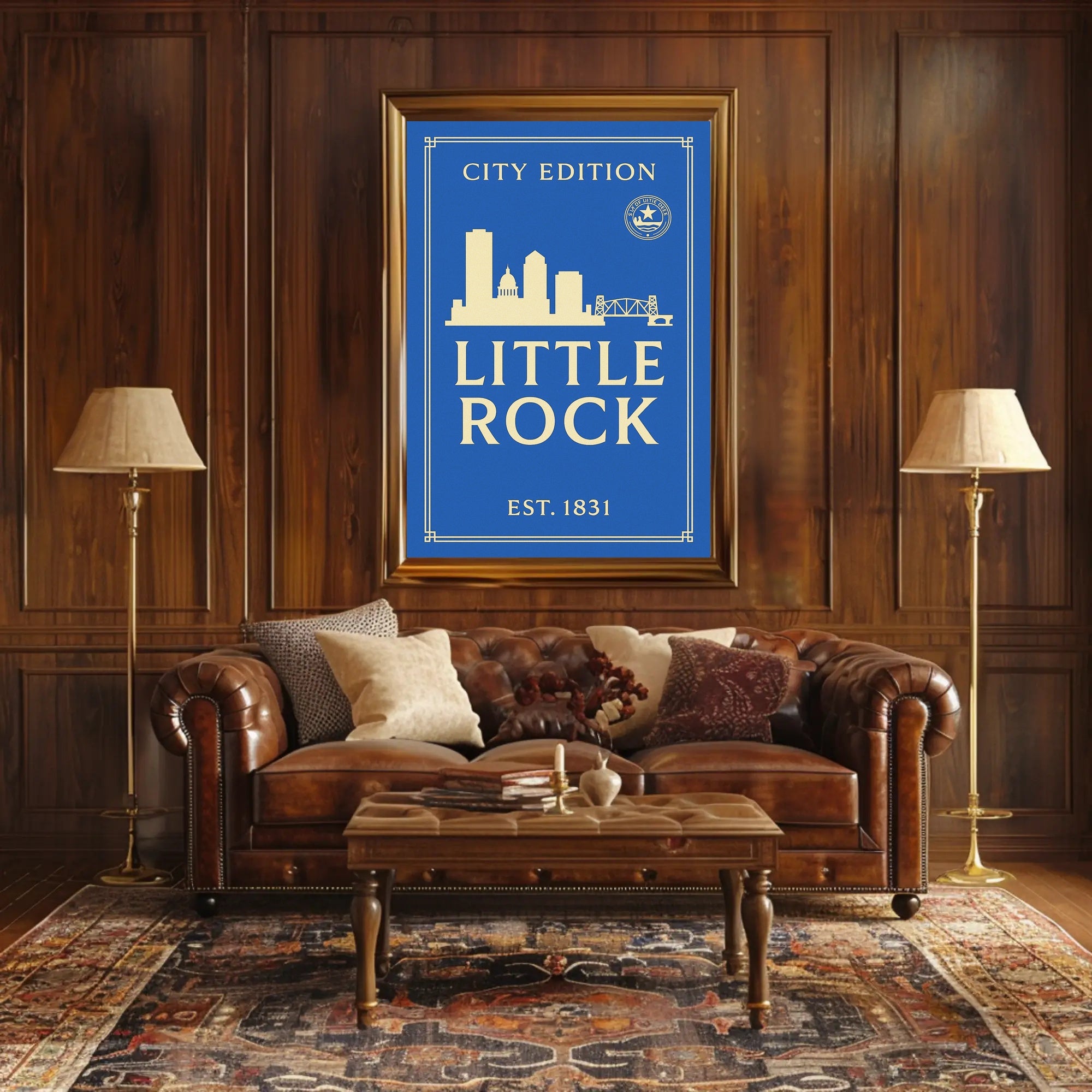 Little Rock City Edition Poster PosterGoat