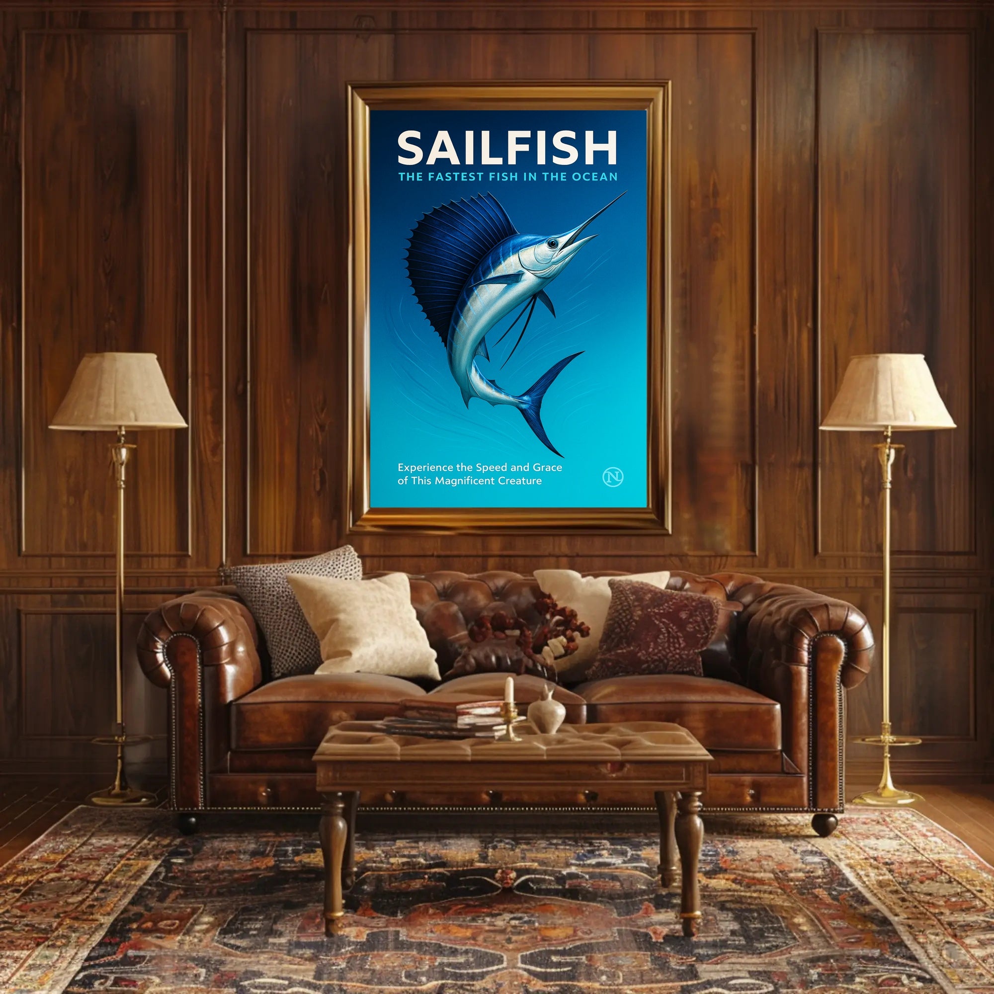 Sailfish The Fastest Fish in the Ocean Poster PosterGoat