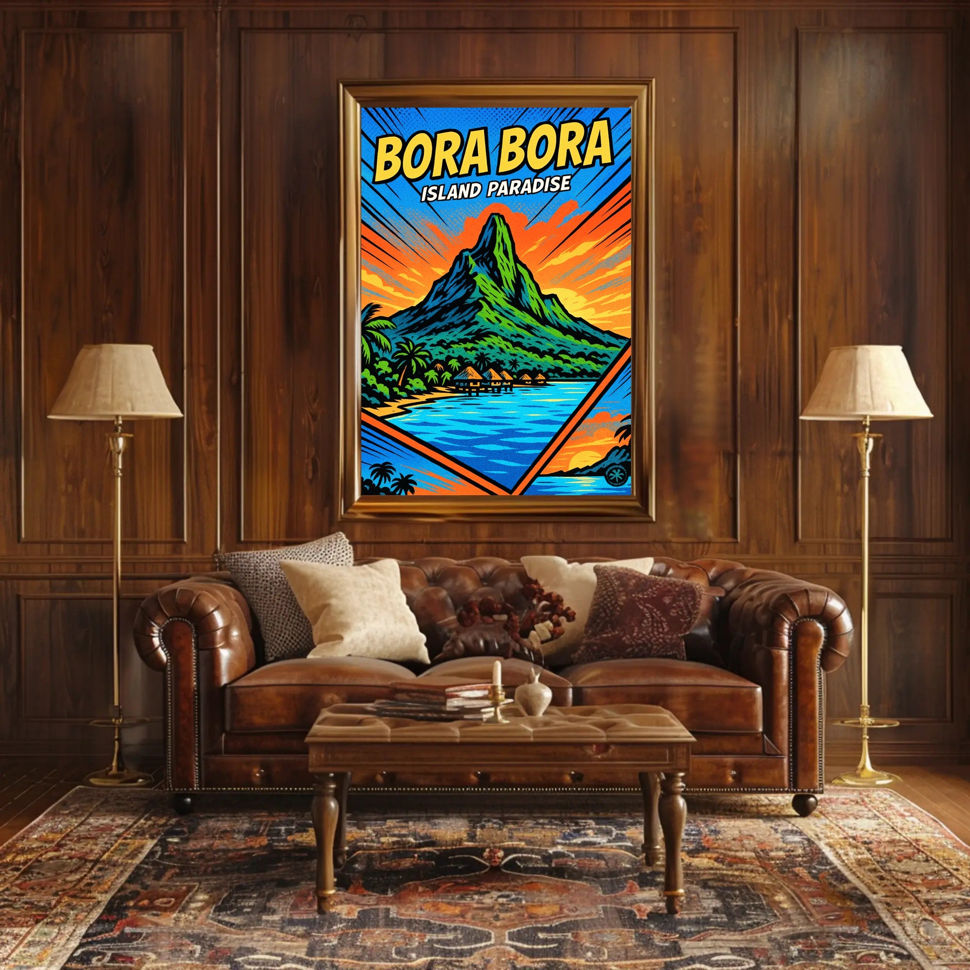 Bora Bora Island Paradise Poster