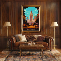 Cleveland Cityscape Poster