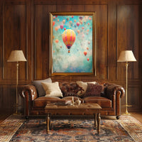 Colorful Balloon Festival Poster