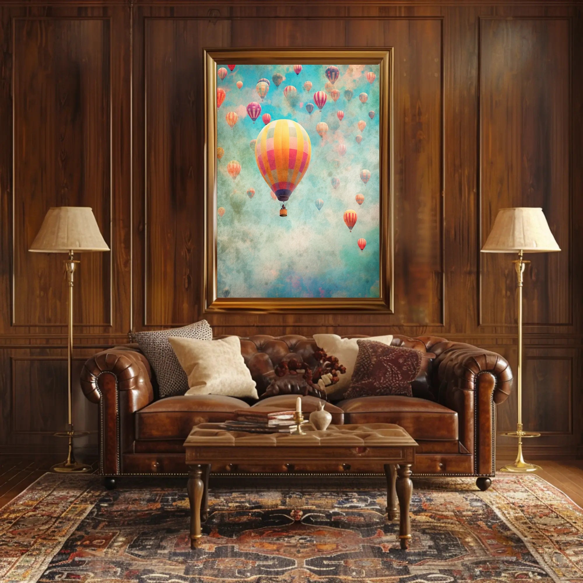 Colorful Balloon Festival Poster