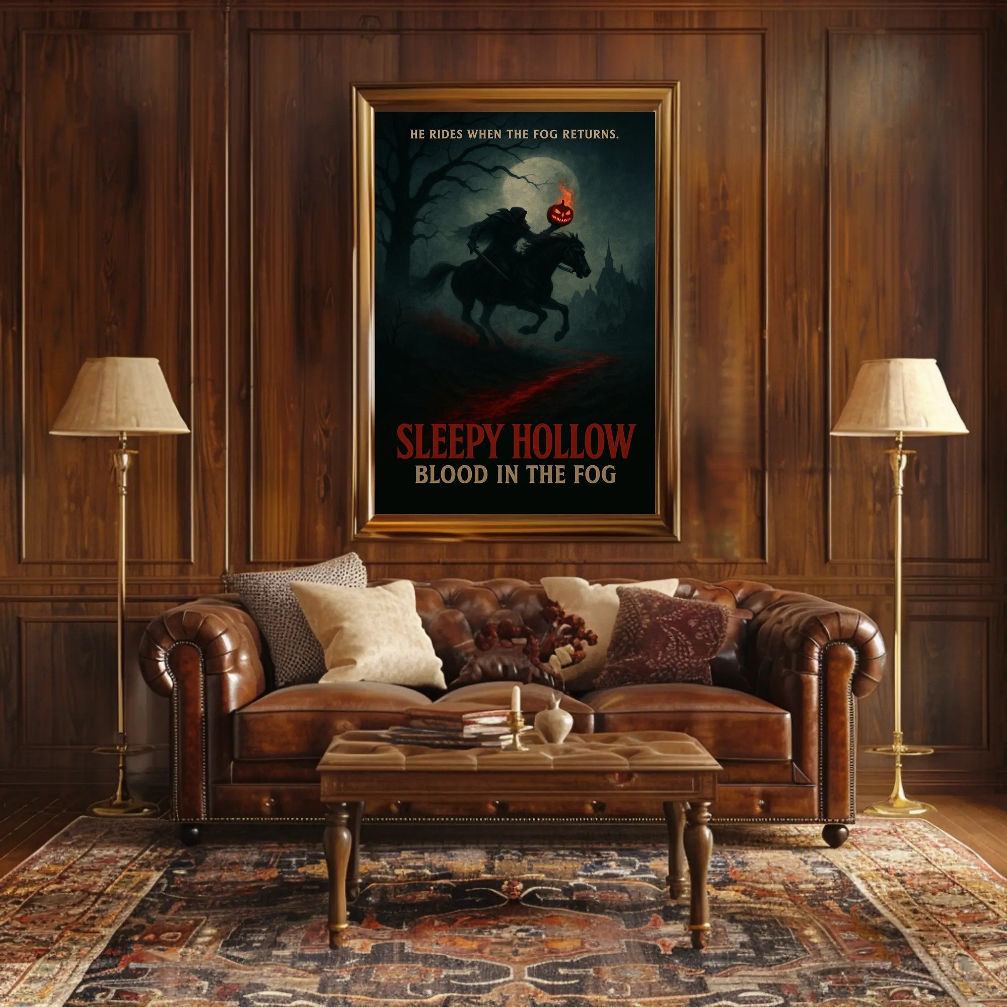 Headless Horseman Riding: Fantasy or Mythology Poster