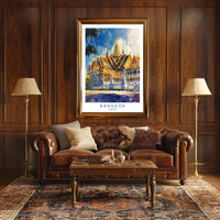 Bangkok's Architectural Splendor Poster PosterGoat