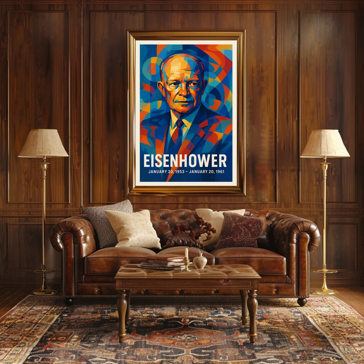 Collector Vintage Eisenhower Travel Poster
