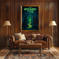 Cyberpunk Wizard of Oz Futuristic Sci-Fi Poster PosterGoat