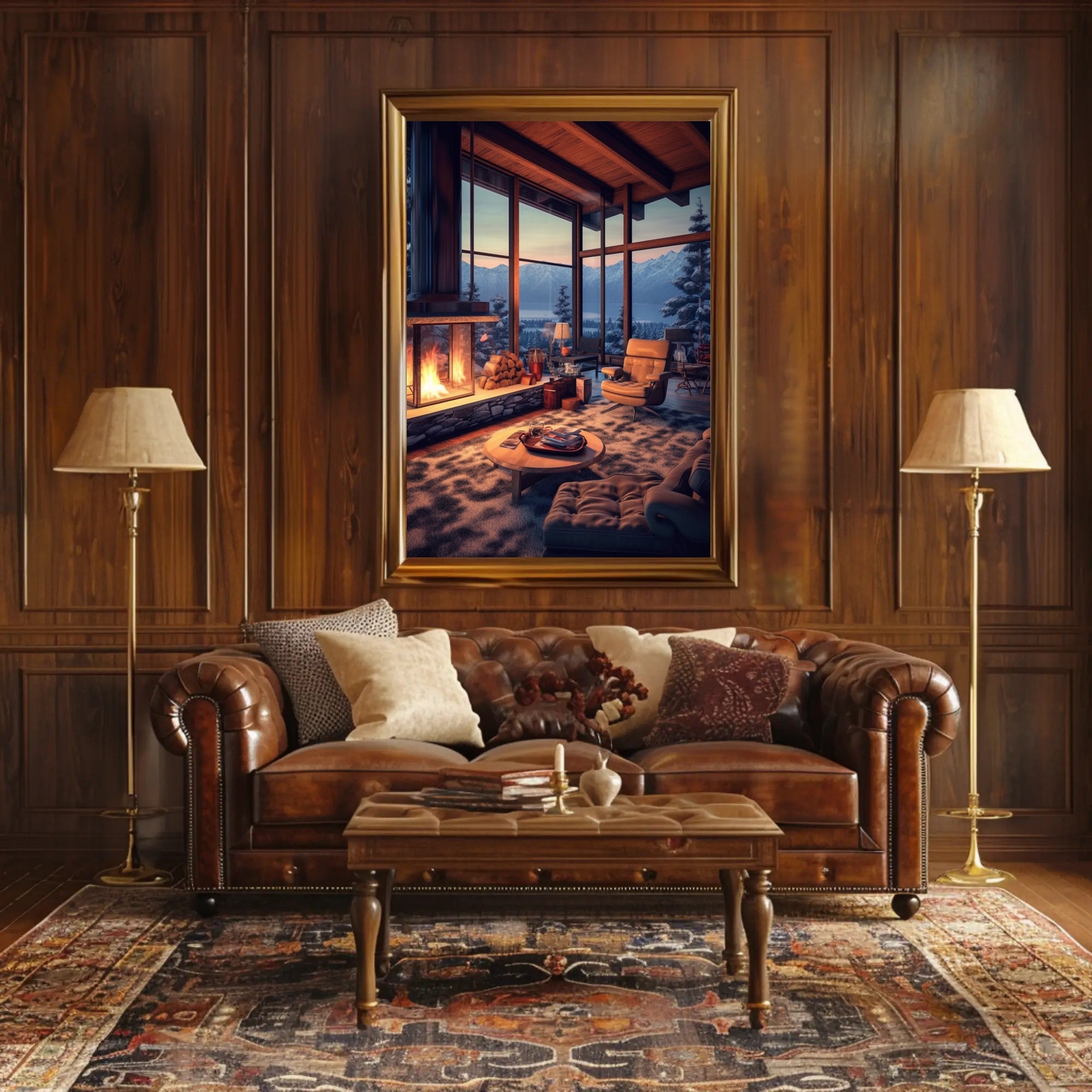 Cozy Winter Retreat Poster