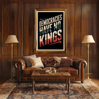 Empowering Political Poster with Patriotic Design and Bold Statement