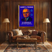 Harry S. Truman 33rd President Poster