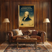 Alexander Hamilton Architect of the American Legacy Poster