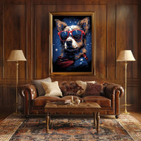 Patriotic Pooch Poster