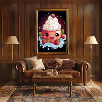 Sweet Delight Poster Whimsical Dreamscape Wall Art Print