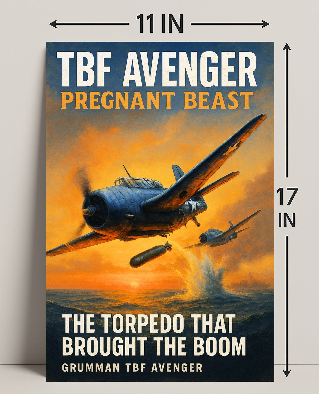 TBF Avenger - The Torpedo Bomber Poster PosterGoat