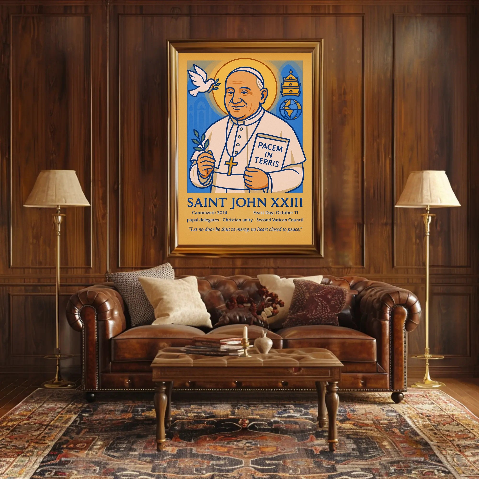 Saint John XXIII Poster PosterGoat