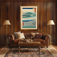 Serene Landscape with Mount Fuji Poster PosterGoat