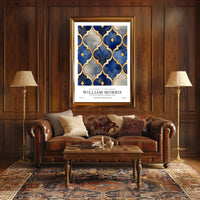 William Morris Cotton Prints Exhibition Poster