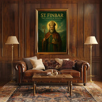 St. Finbar The Apostle of Munster Poster PosterGoat
