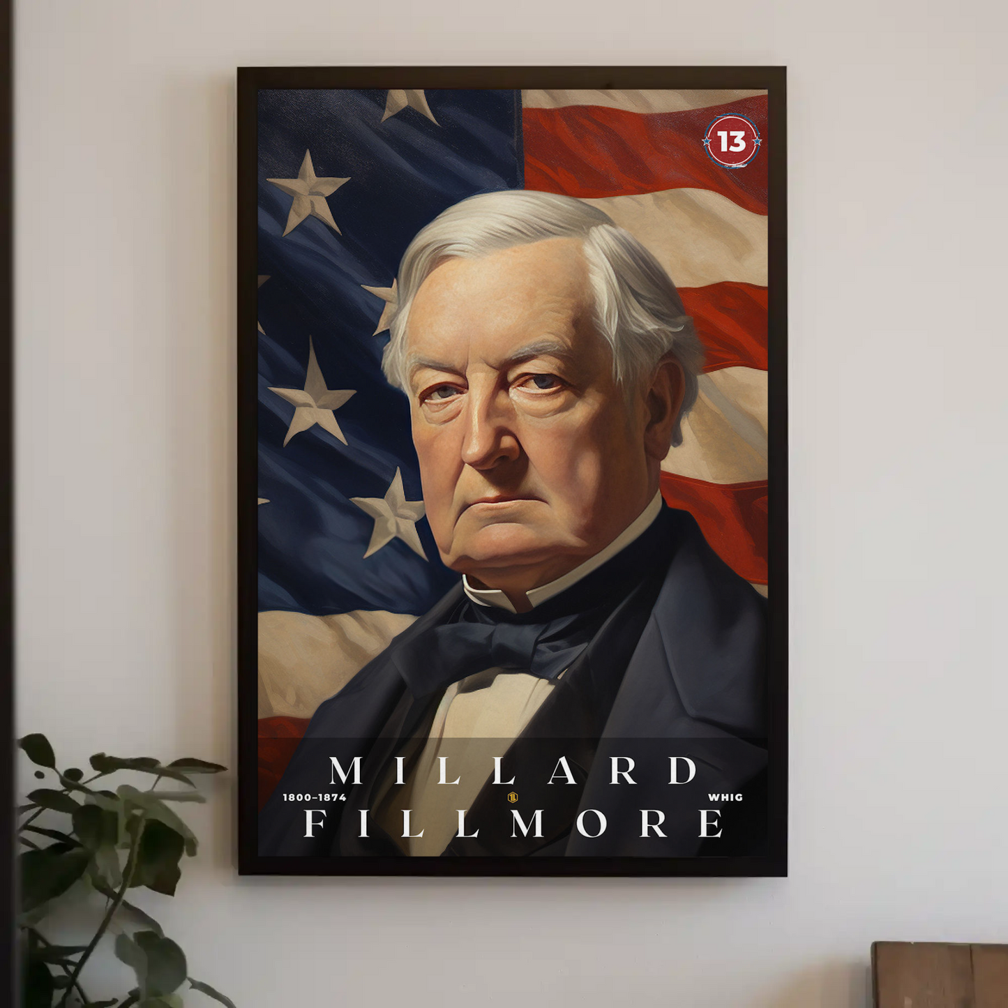 Millard Fillmore 13th President Of The United States Portrait