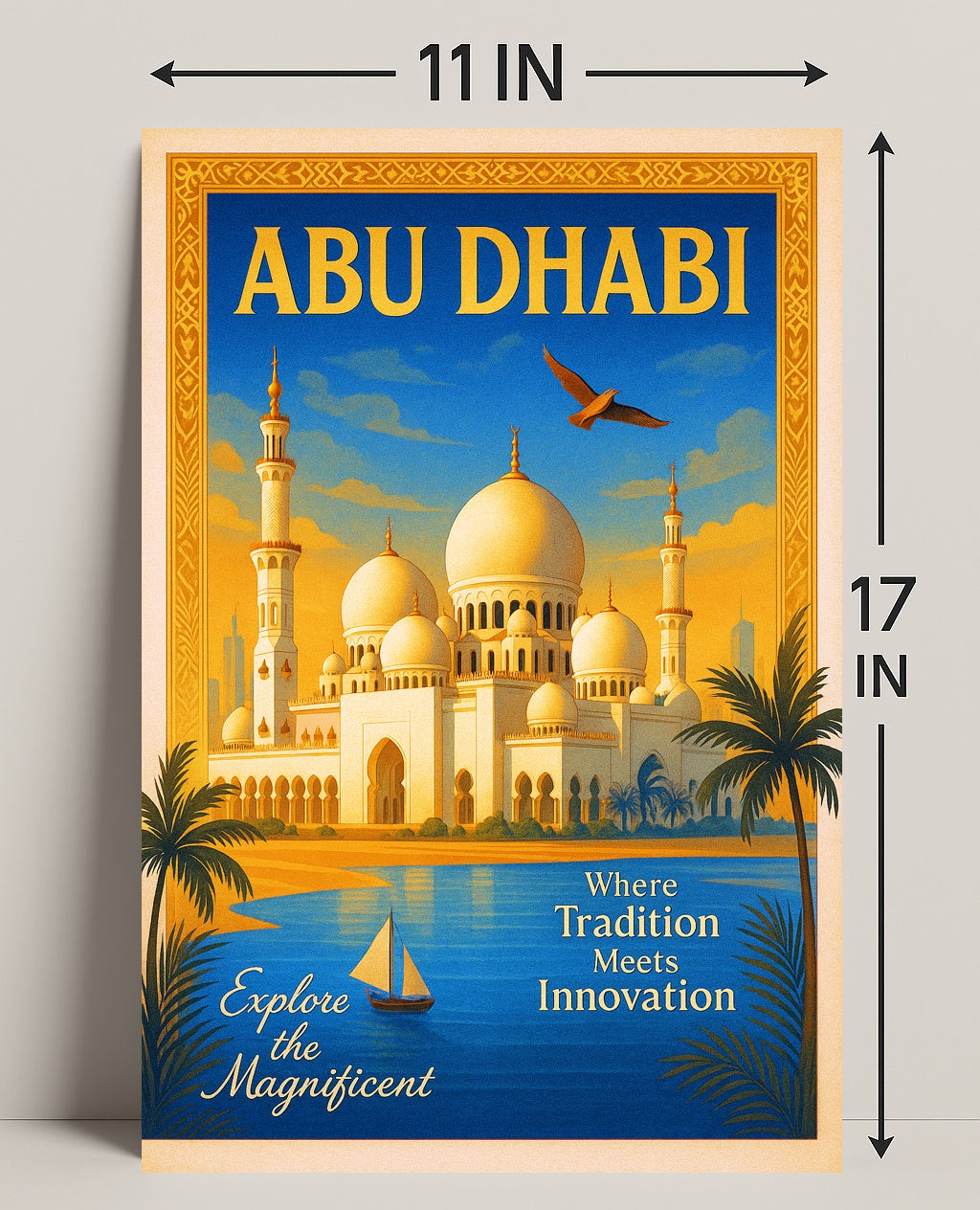 Discover Abu Dhabi Poster PosterGoat