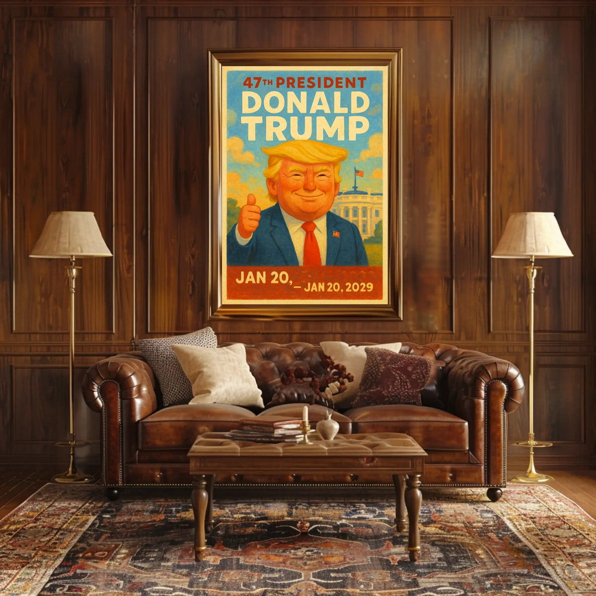 Donald Trump Vision of Prosperity Poster