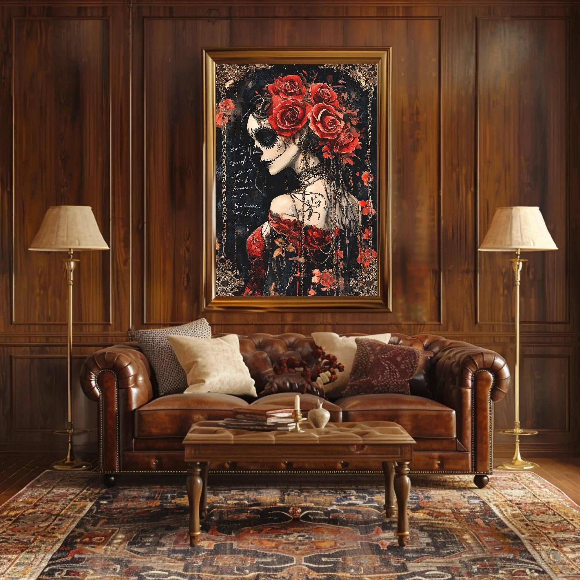 Day Of The Dead Elegance Poster