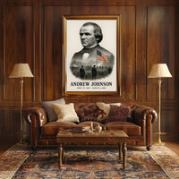 Andrew Johnson 17th President of the United States Reflections Poster