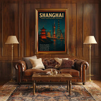 Shanghai Where Tradition Meets Tomorrow Poster