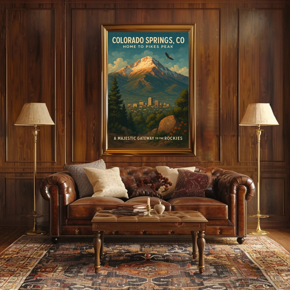 Colorado Springs Gateway to the Rockies Poster