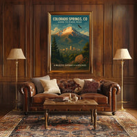 Colorado Springs Gateway to the Rockies Poster