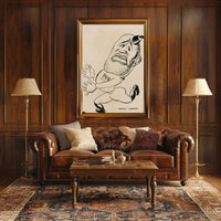 Quirky Character Illustration Poster PosterGoat