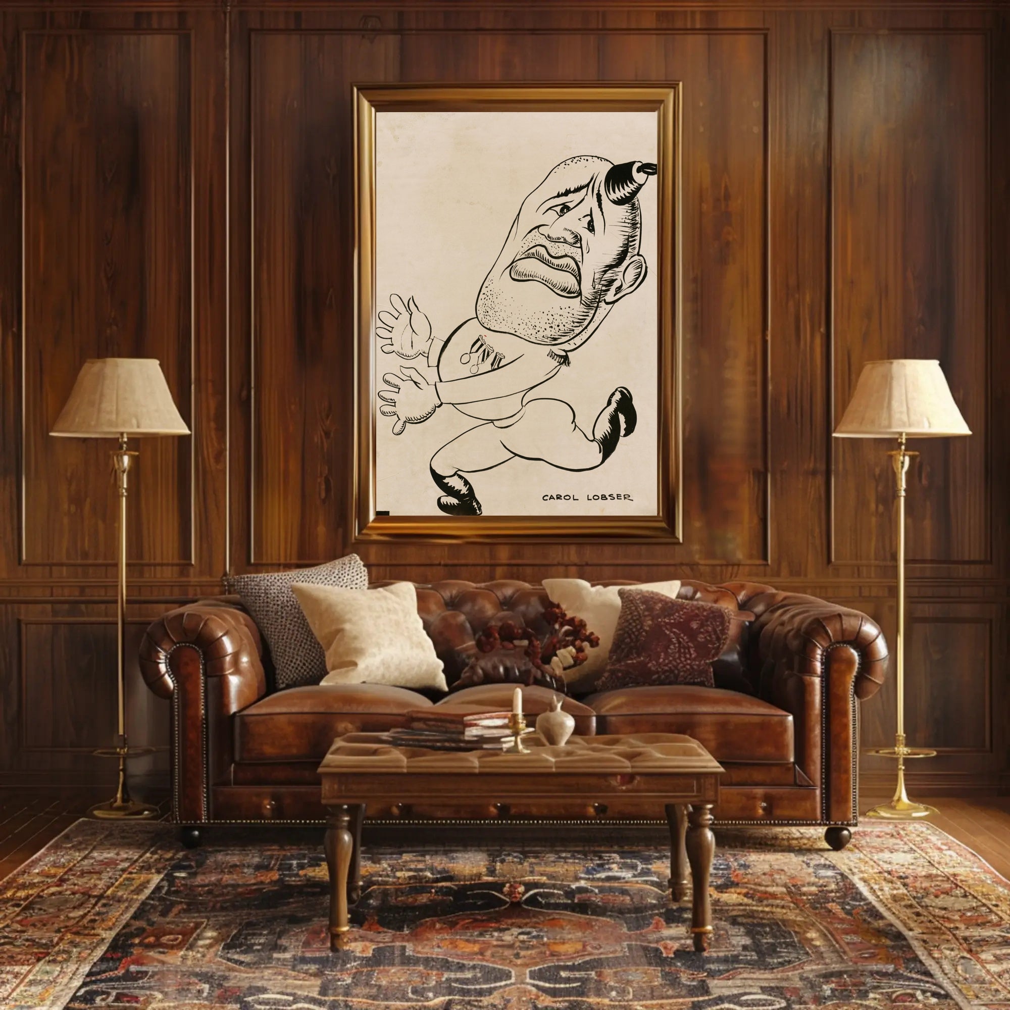 Quirky Character Illustration Poster PosterGoat