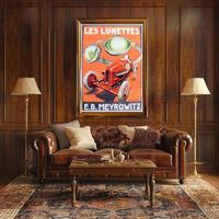 Les Lunettes Racing Goggles Poster