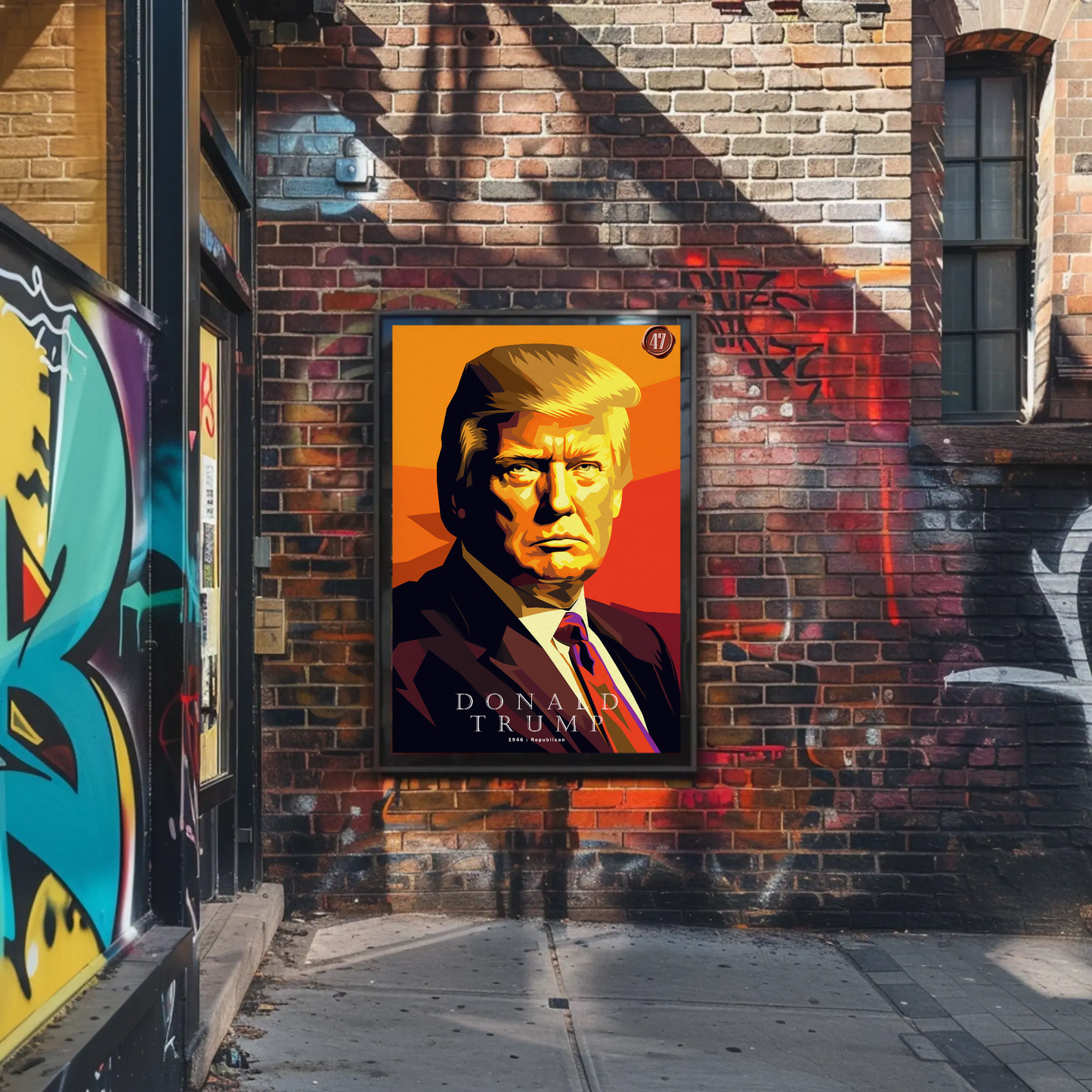 47th President Donald Trump Pop Art