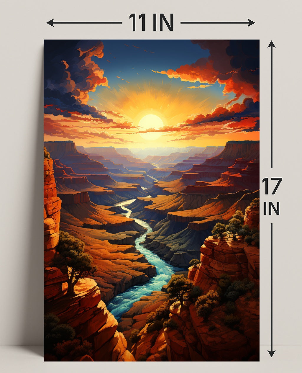 Grand Canyon Sunset Poster