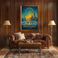 Arch Of Light St. Louis Poster