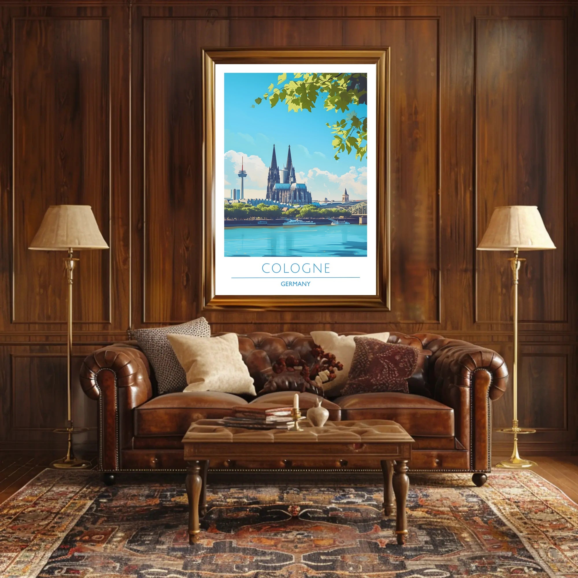 Cologne Travel Poster