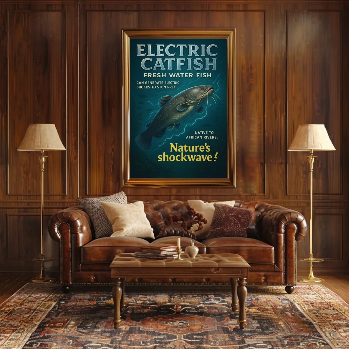 Electric Catfish Natures Shockwave Poster