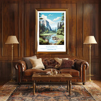 Yosemite National Park Landscape Poster