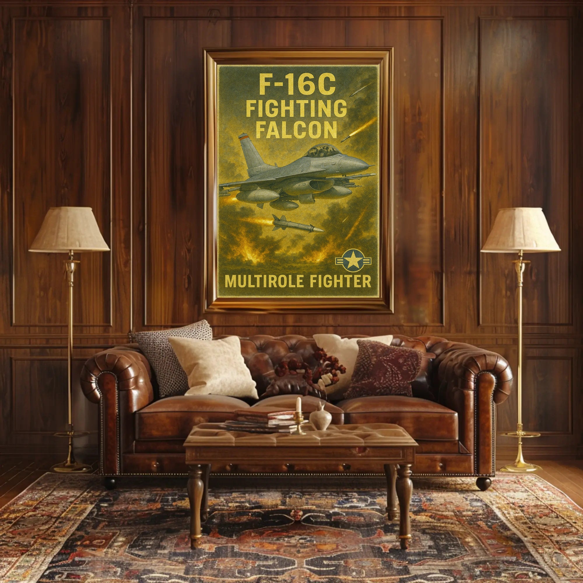 F-16C Fighting Falcon Poster PosterGoat