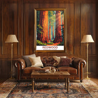 Redwood National Park: Majestic Giants Poster