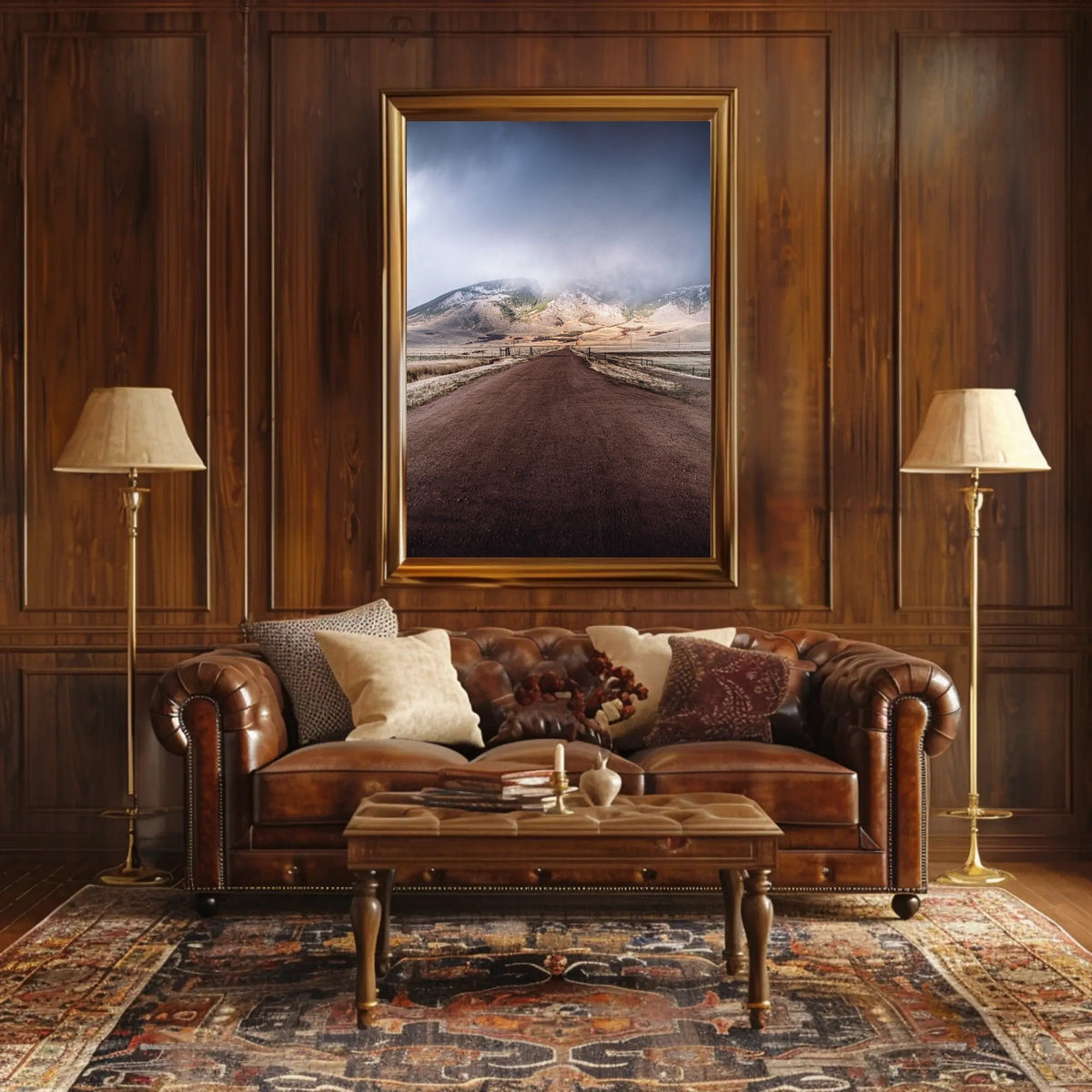 Journey Through The Misty Mountains Poster