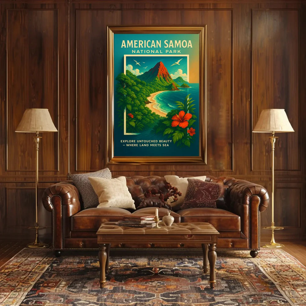 Explore Untouched Beauty National Park Travel Poster
