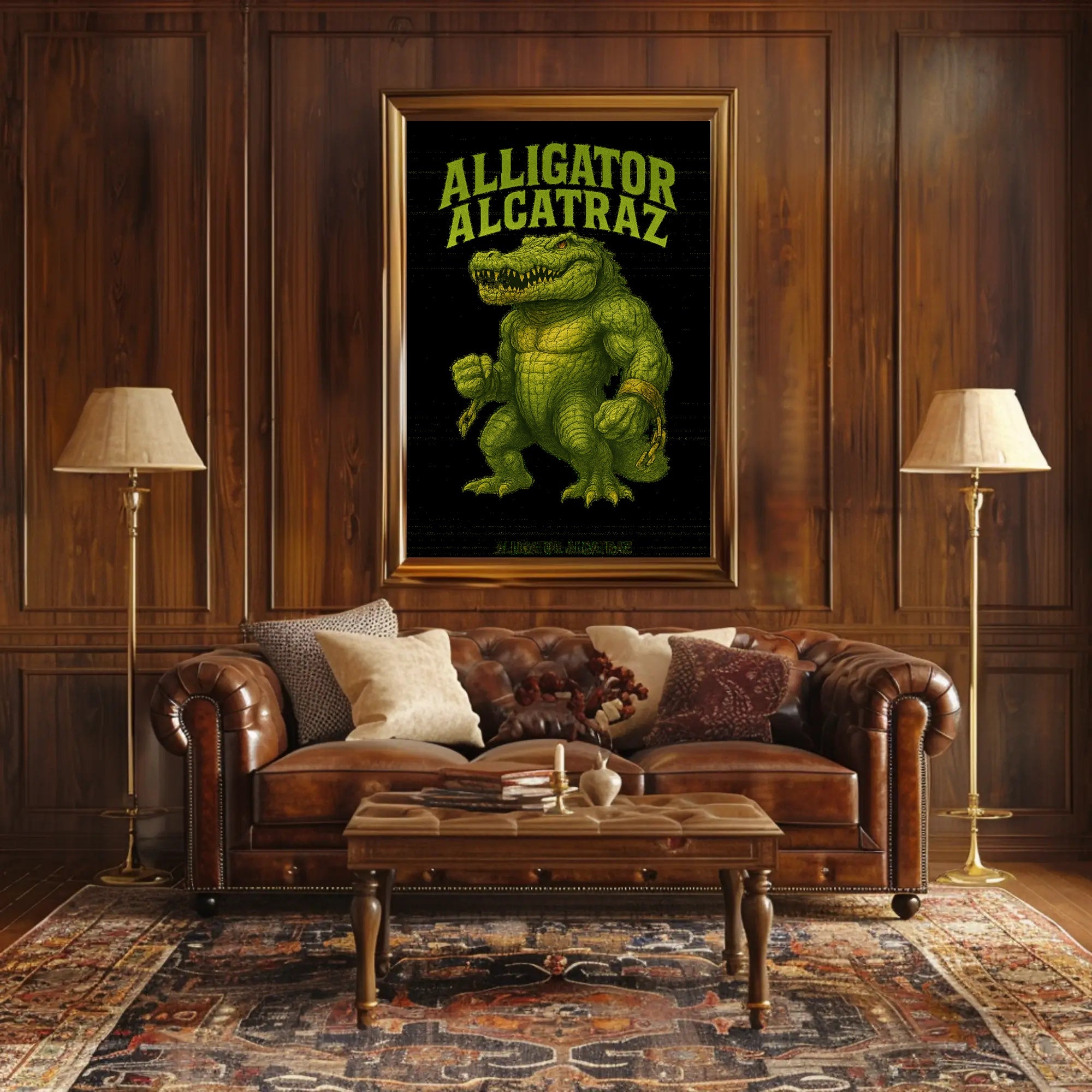 Alligator Alcatraz Poster PosterGoat